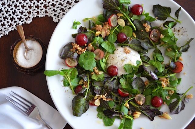 Grape-Watercress-Salad-wCaraway-Granola