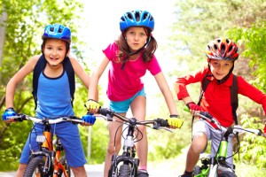 kids biking