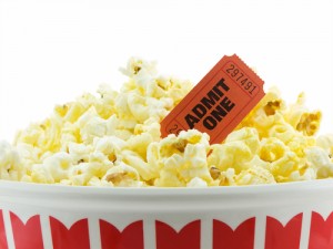 popcorn, movies