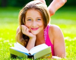 girl reading