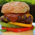 Beef Burgers w/Peanut-Chipotle BBQ Sauce