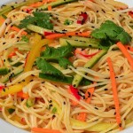 Cold Sesame Noodles w/Summer Veggies