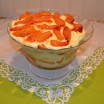 Peach Trifle w/Lemon Mousse