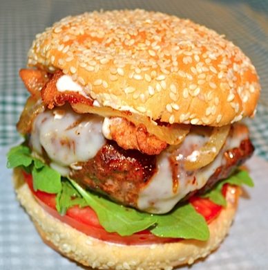 Sloppy-Sriracha Burger