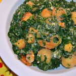 Creamed Spinach w:Parsnips