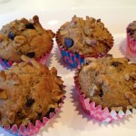 Chocolate Chip, Banana & Beneficial Bran Muffins