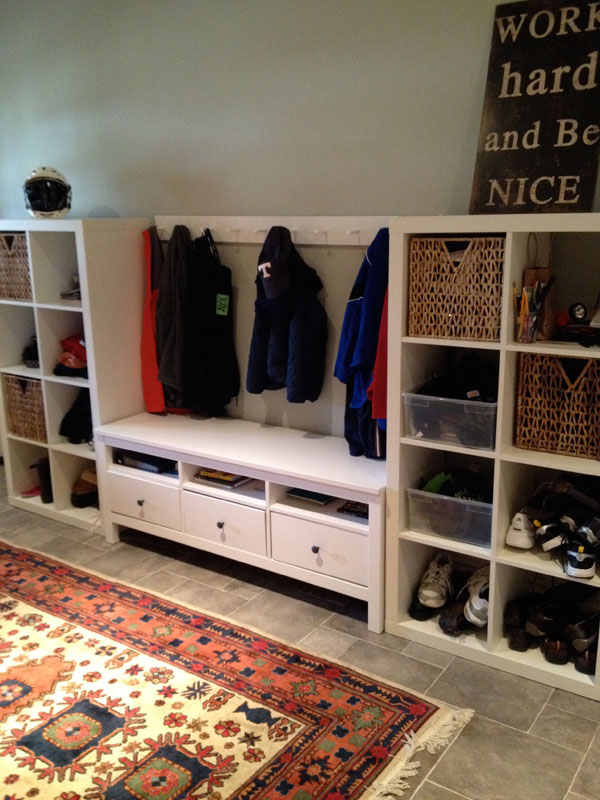 Instant Mudroom And Mini Bar Diy The Ikea Way Tips From Town