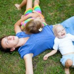 mom, kids, exhausted mom, mom and baby