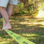 Backyard Tightrope: Setting up a Slackline