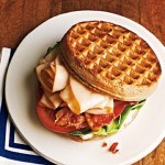 chicken sandwich, sandwiches, waffles, waffle, BLT and chicken sandwich