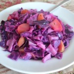 cabbage, red cabbage, braised cabbage, apple, apples