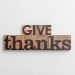 give thanks