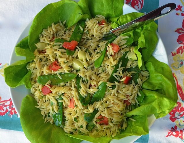 Orzo Salad w:Vegetables & Herbs