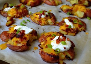 Loaded Smashed Potatoes