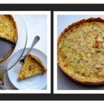 Caramelized Pear & Gorgonzola Quiche