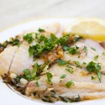 Baked Fish w:Citrus Butter Sauce