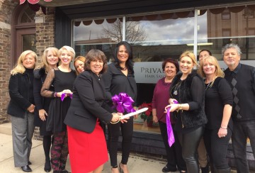 Ribbon-cutting ceremony at Privado.