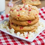 Peppermint White Chocolate Chip Cookies