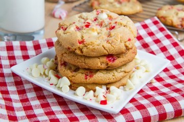 Peppermint White Chocolate Chip Cookies 500 9568