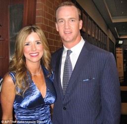 Peyton and Ashley Manning