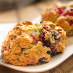 Chocolate Strawberry Scones