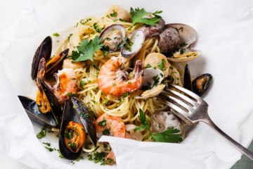 Shrimp Mussels Pasta