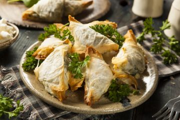 Spanakopita Greek food