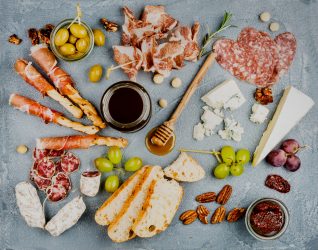 meat and cheese plate