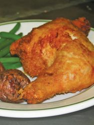 Fried chicken at The Chalfonte. 