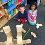 My daughter and fast friend, Shane at preschool.