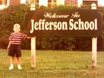 Greg at Jefferson School.