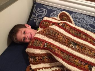 Thank You Valley Volunteers: Charlie Loves His New Blanket