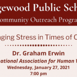 Wellbeing Speaker Series Presents “Managing Stress During Times of Chaos.”