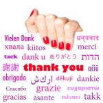 Saying Thank You … Globally