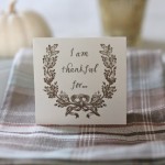 Share With your Guests What You are Thankful For