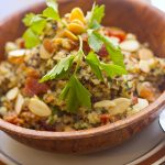 Bacon Quinoa with Almonds & Herbs