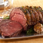 Roast Prime Rib w/Madeira Sauce & Horseradish Sauce