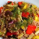 Italian Farro Salad w/Roasted Veggies