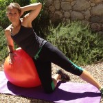 move of the week, exercise, abdominals, oblique abs, exercise ball, stability, tips from town