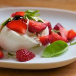 Burrata, Strawberry, and Basil Salad