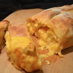 cheesy buffalo chicken calzone