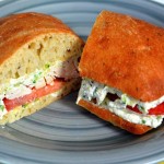 Roasted Chicken, Zucchini & Ricotta Sandwiches