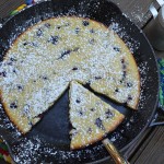 Oven-Baked Blueberry Pancake