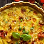 Roasted Tomato & Goat Cheese Quiche