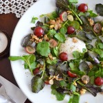 Grape & Watercress Salad with Caraway & Granola