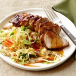 Black & Tan Pork w/Spicy Ale Slaw