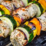 “Greek” Chicken Kebabs