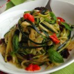 Zucchini Noodles with Garlic and Oil