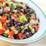 Healthy Tri-Bean Cilantro Salad
