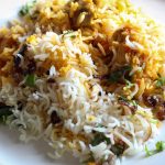 Lamb Biryani with Saffron, Ginger and Chili